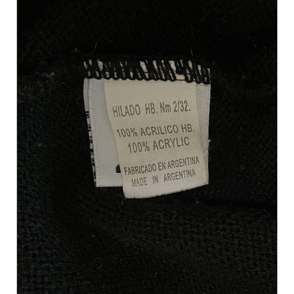 Mistral Sweater Womens Size S Small Black 1/4 Zip Acrylic Pullover Sweater - Picture 5 of 12